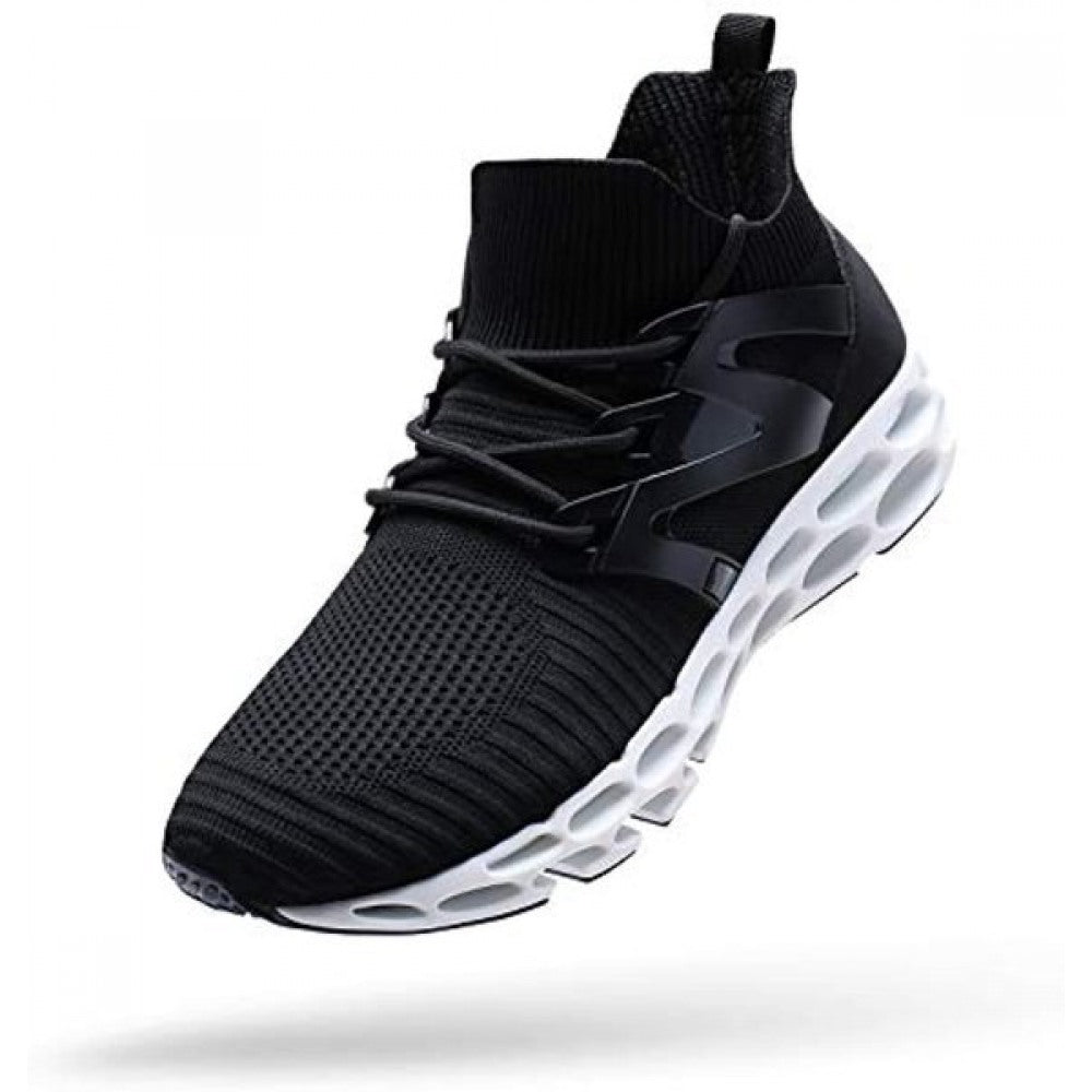 Men's Athletic Walking Blade Running Tennis Fashion Shoes Black