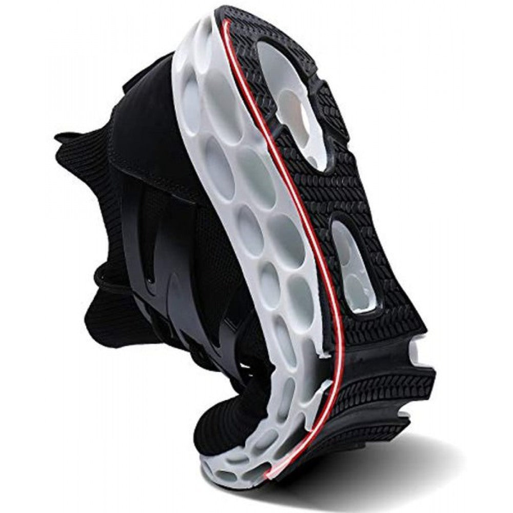 Men's Athletic Walking Blade Running Tennis Fashion Shoes Black